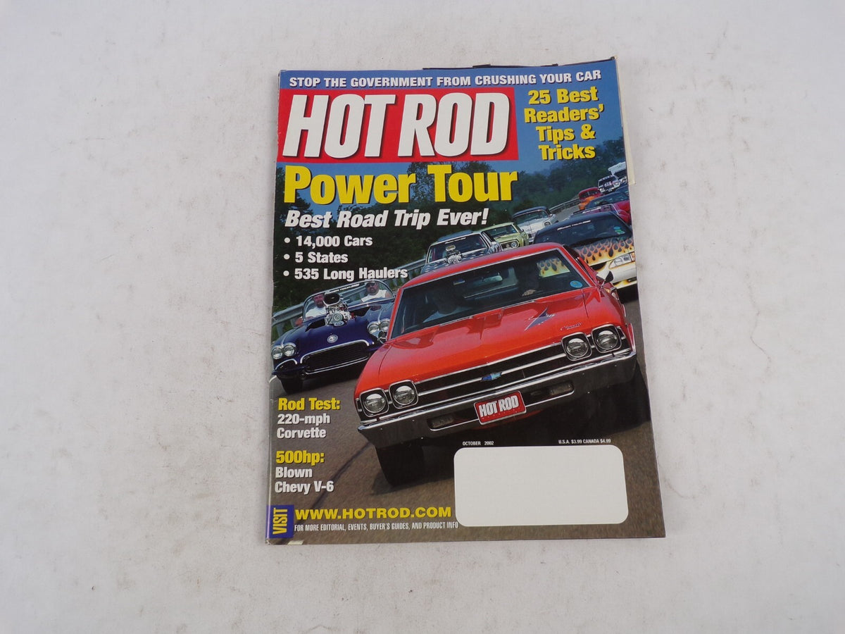 October 2002 Hot Rod Power Tour Best Road Trip Ever! Stop The Government From Ca