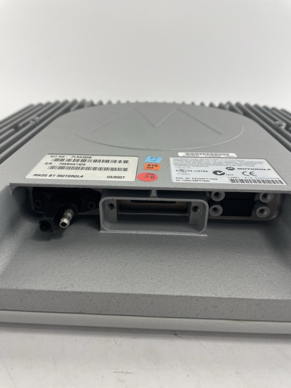 Motorola MW800 Monitor For Mobile Police Car Computer FLN3063B