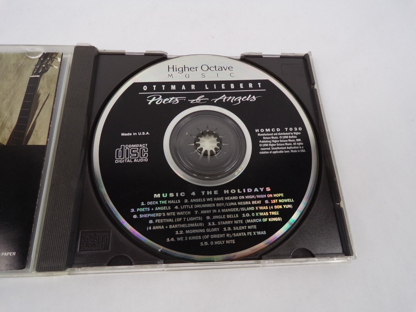 Ottmar Liebert Poets & Angels Deck The Halls Angels We Have Heard On Hope CD#63