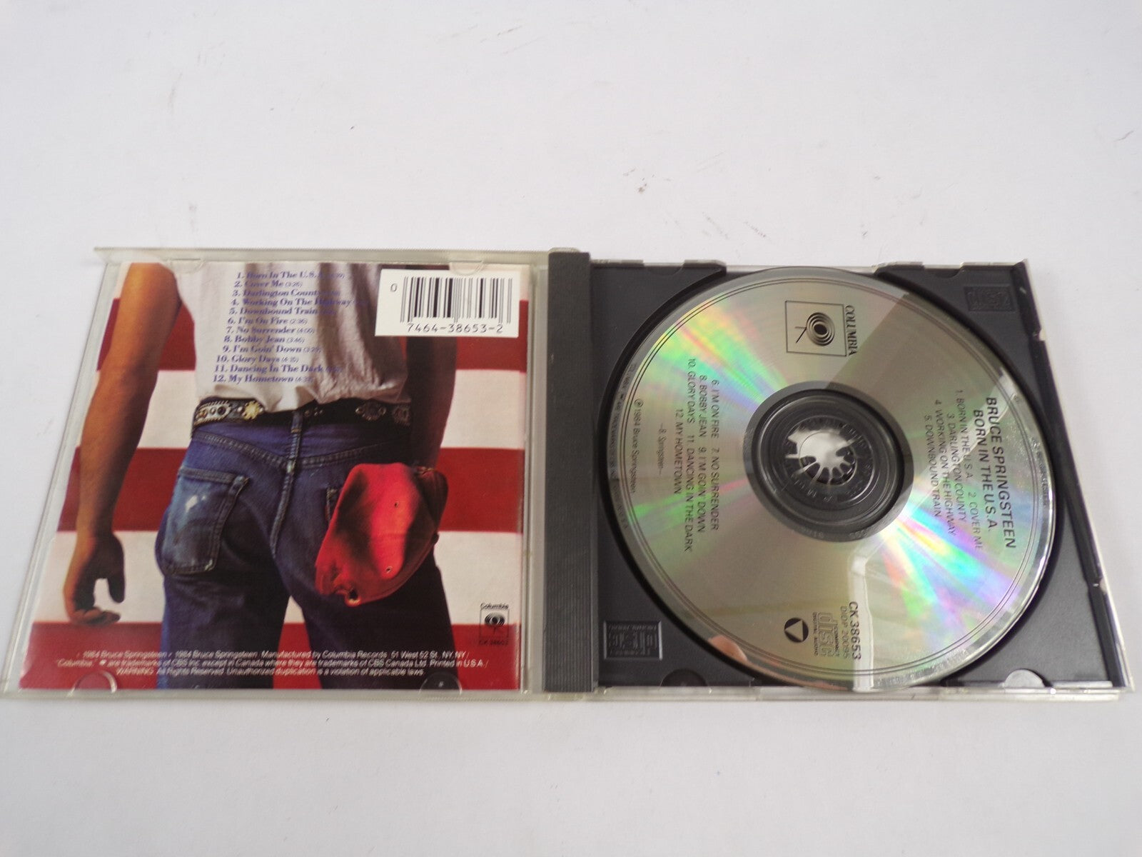 Born In The USA Bruce Springsteen Columbia Cover Me Bobby Jean Glory Days CD#61
