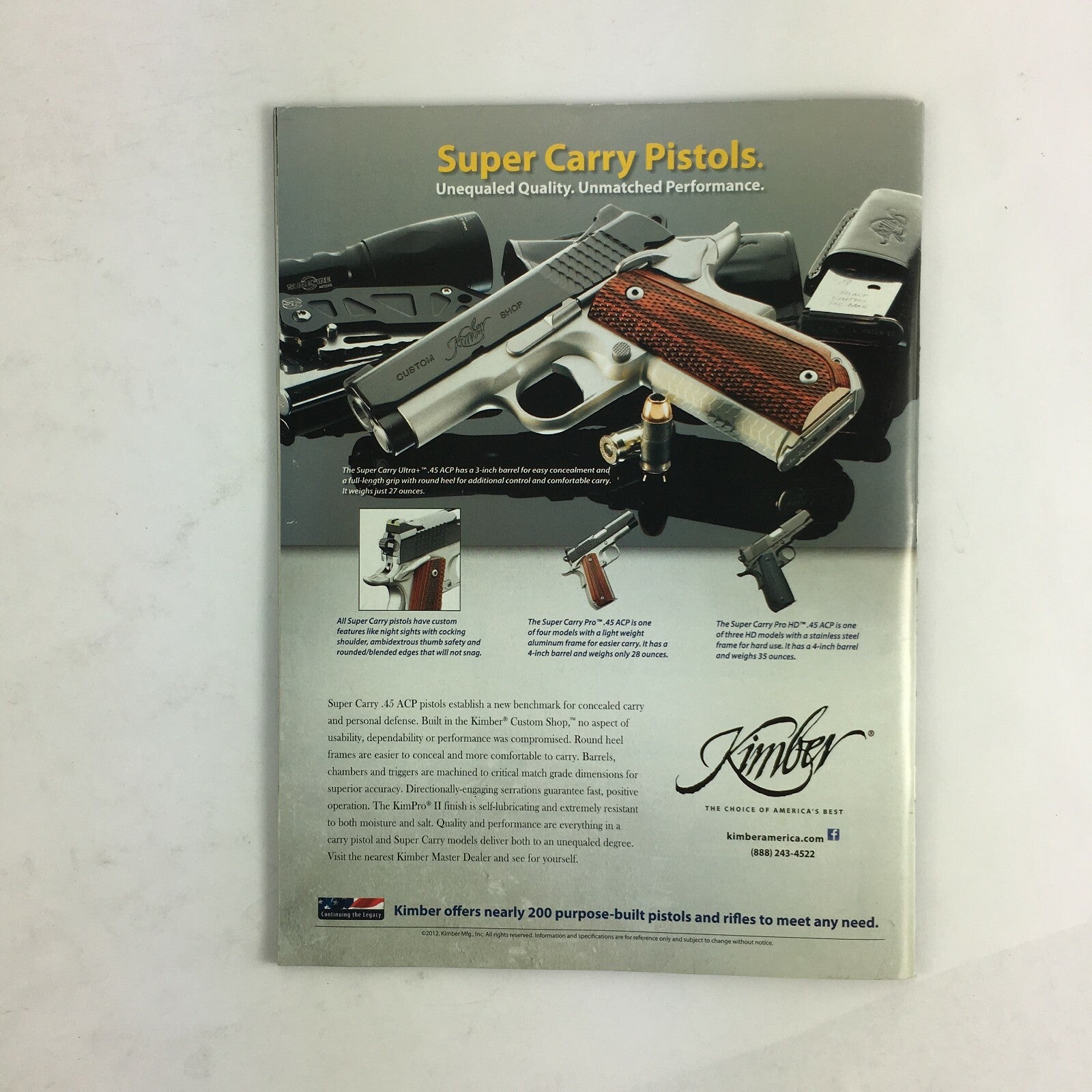 October 2012 Guns & Ammo Magazine Colt's AR Convertible Tactical Run & Gun .308