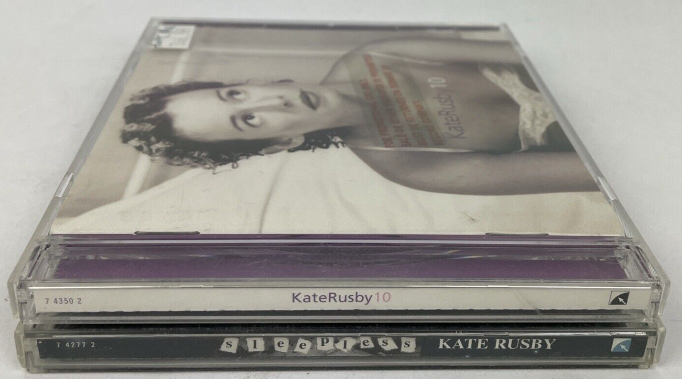 Lot of 2 x KATE RUSBY Digital Audio CD - KATERUSBY10, 2003 + SLEEPLESS, 1999