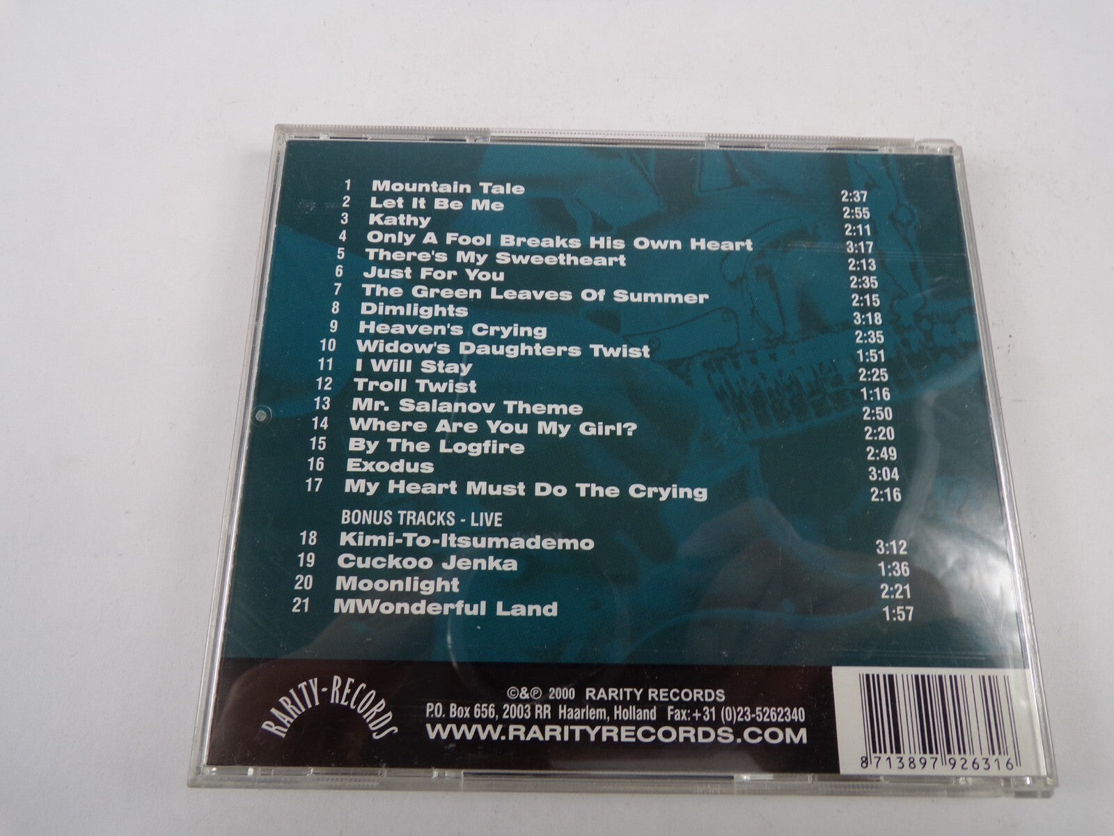 Pekka Tiilikainen Beatmakers Mountain Tale Mountain Tale Let it Be Me CD#10