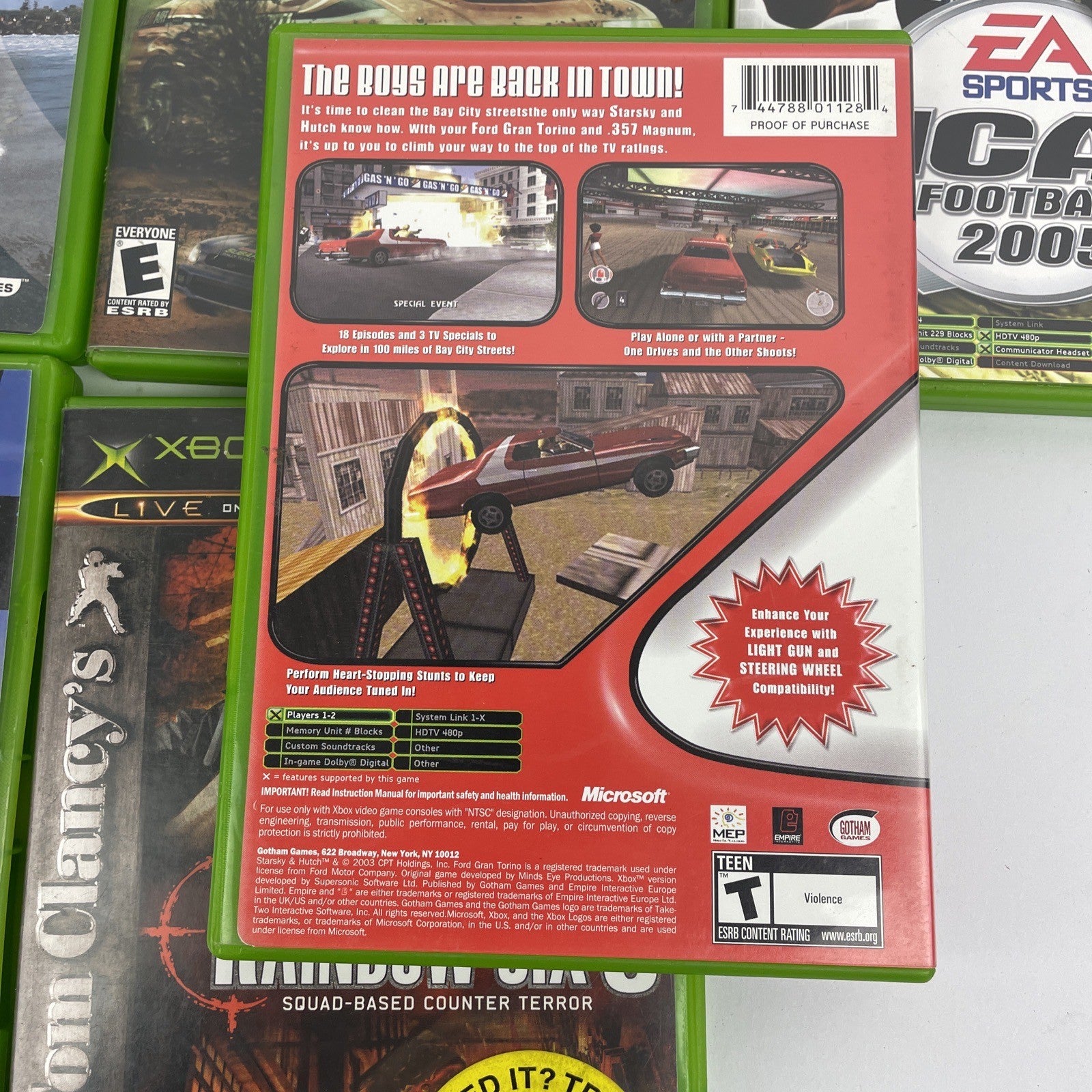 X Box One Games Lot (8) NBA NCAA Football FABLE GTA III Transworld Surf Starsky