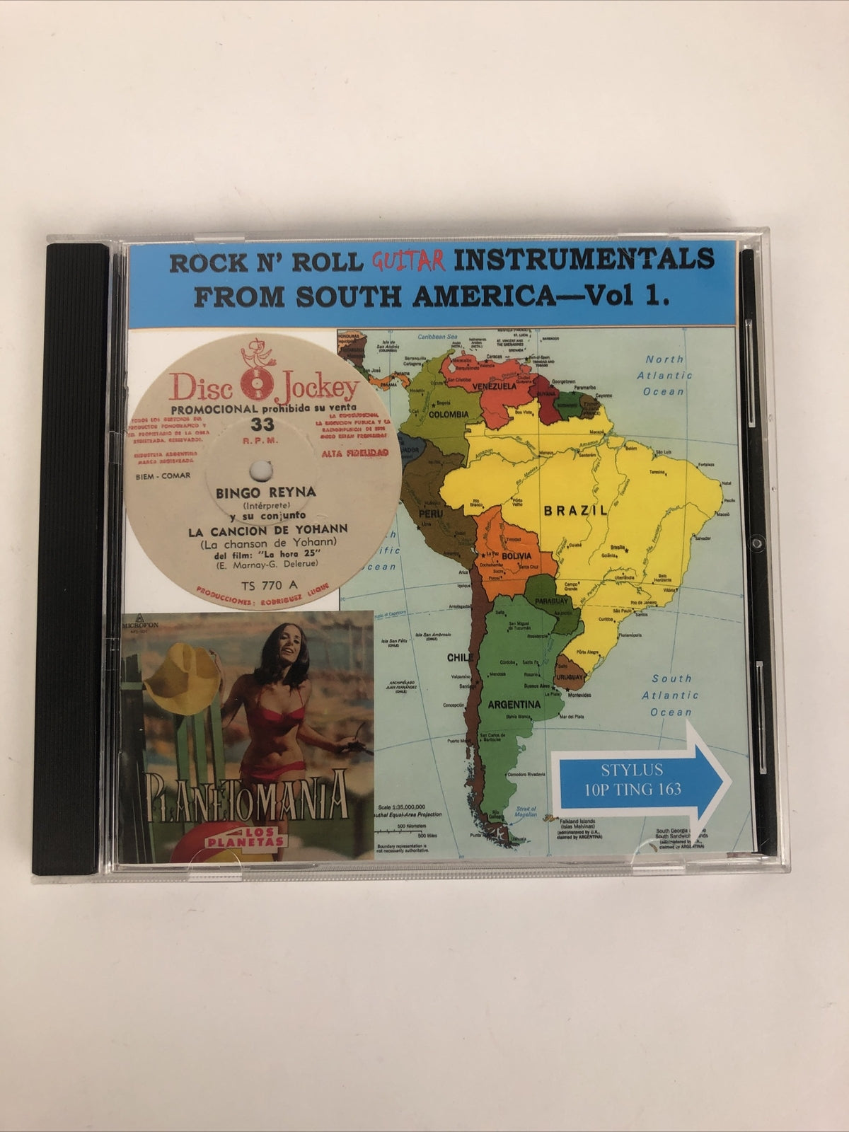 Rock n' Roll Guitar Instrumentals from South America Vol 1. CD Stylus 163 #32