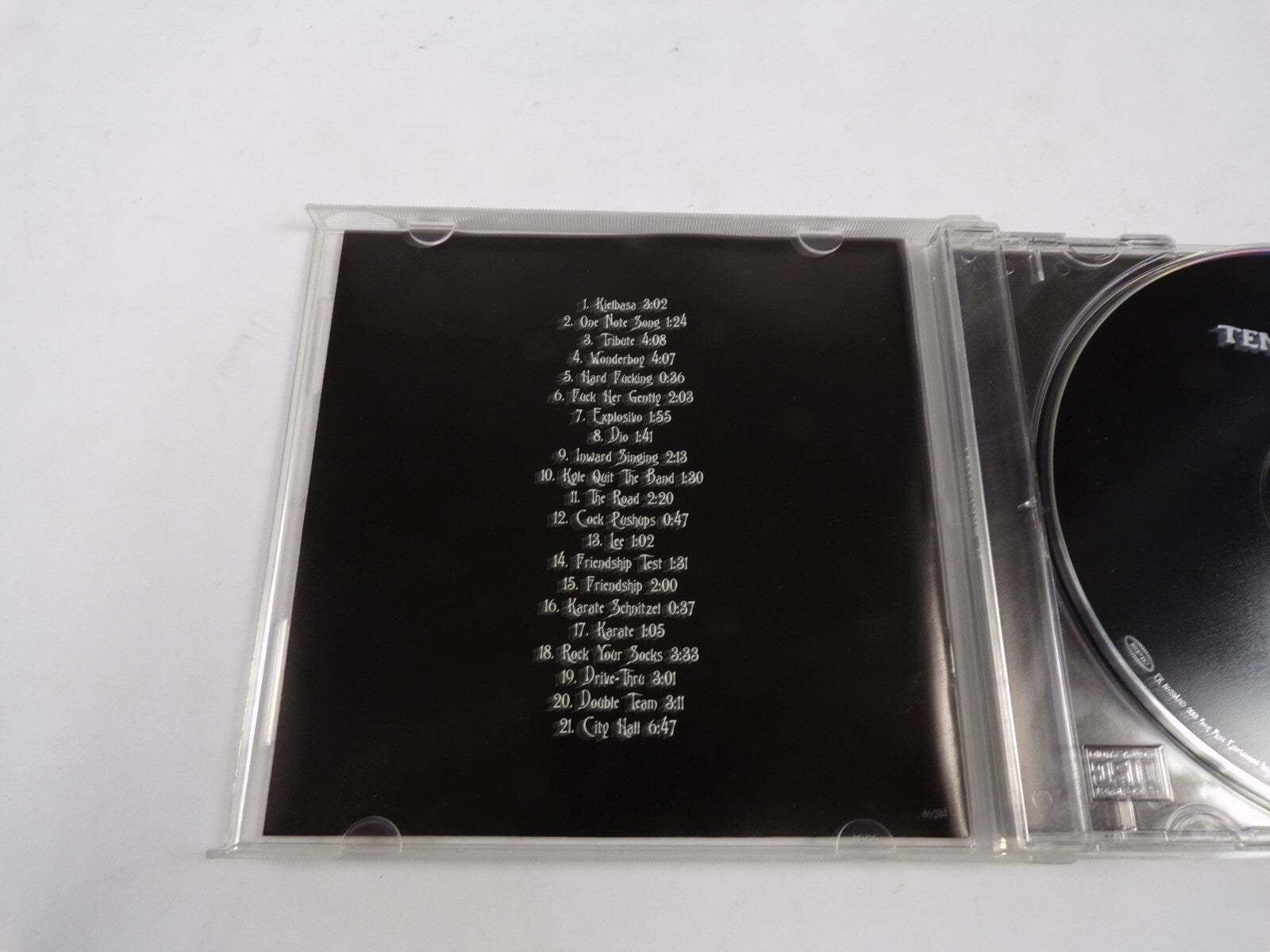Tenacious D Parental Advisory Explicit Content Kielbasa One Note Song CD #40