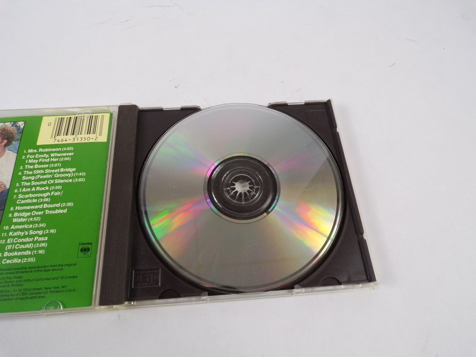 Simon And Garfunkels Greatest Hits Mrs Robinson The Boxer Homeward Bound CD#47
