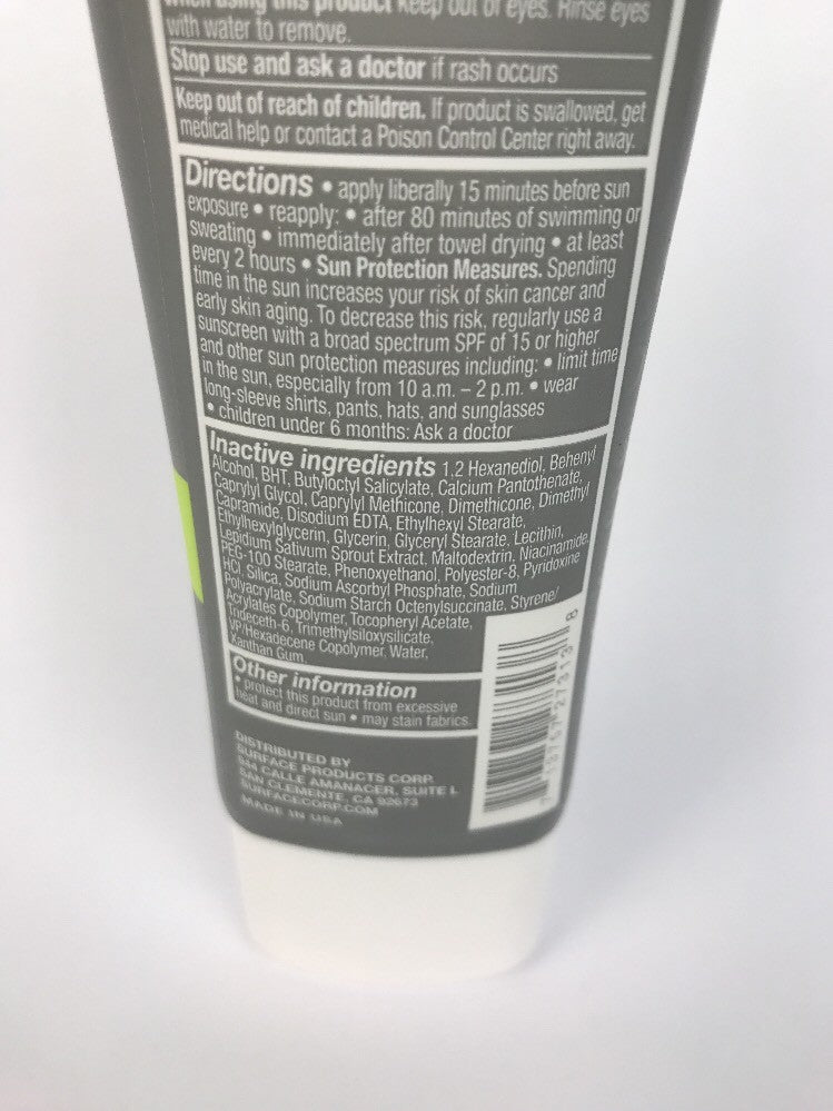 SURFACE SUNSCREEN DRY TOUCH LOTION SPF30 2.5oz. ULTRA SHEER SUNSCREEN