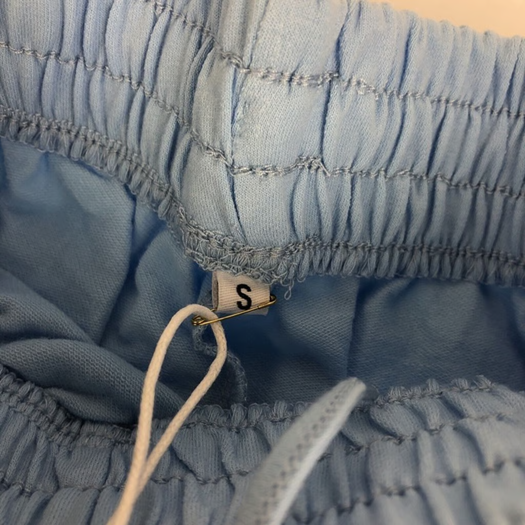 NWT Full Send Booty Shorts Baby Blue Size Small Daily Wear W Drawstring - LOOK