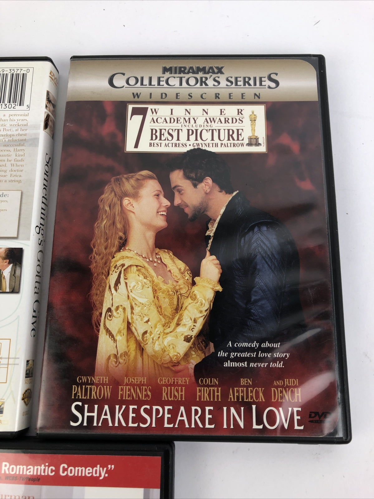 3 x Rom-Com Romantic Comedy Movies DVD Somethings Gotta Give, Prime, Shakespeare