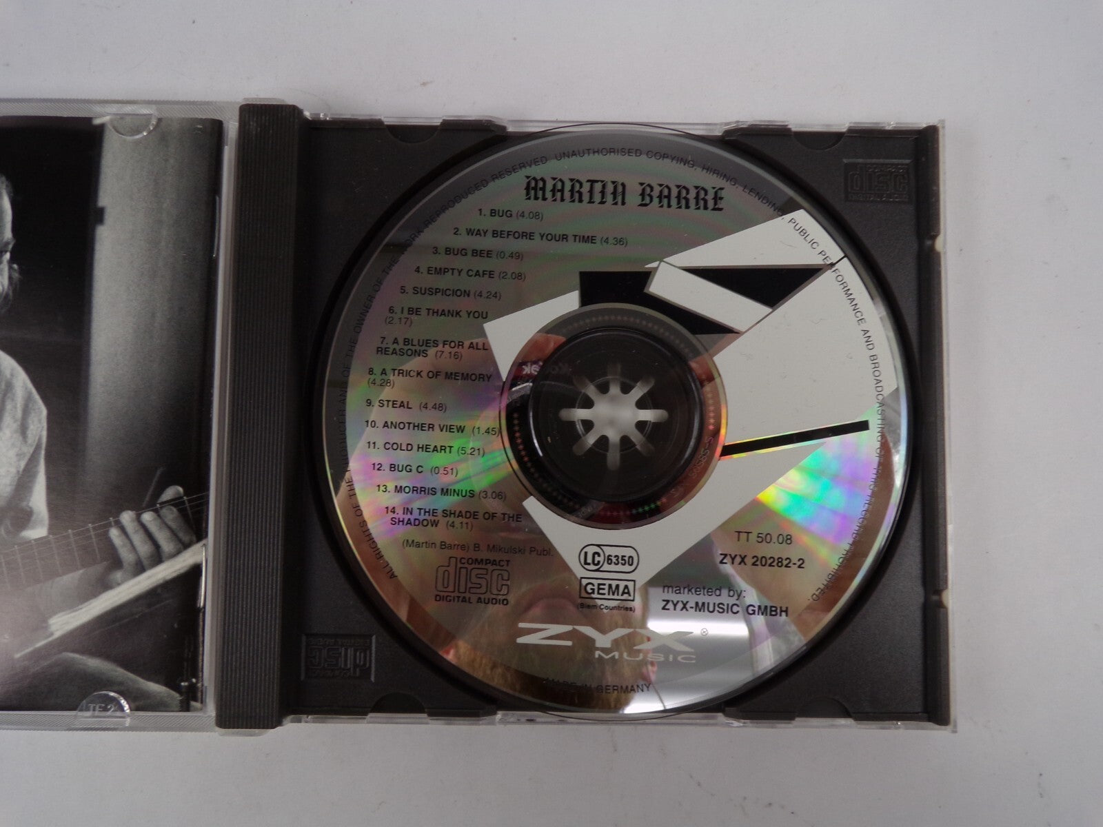 Martin Barre A Trick Of Memory Empty Cafe Suspicion I Be Thank You CD#38