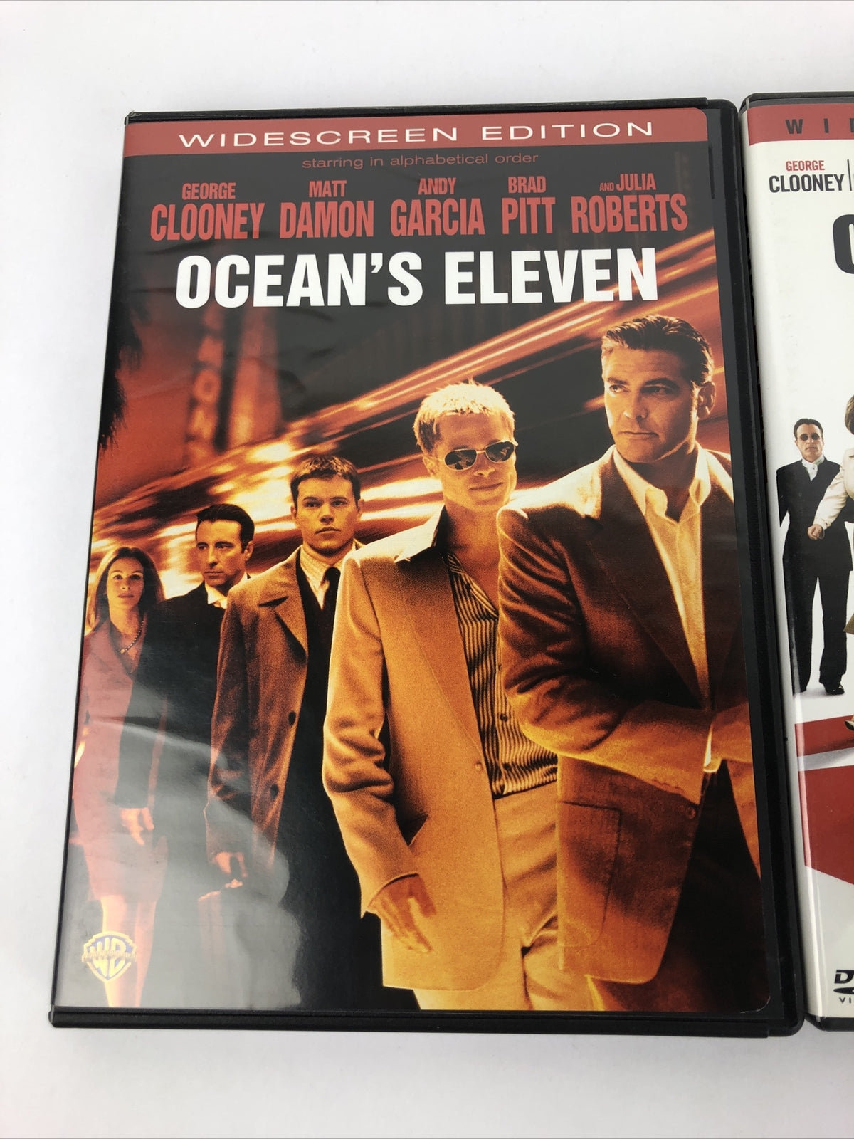OCEAN'S ELEVEN TWELVE THIRTEEN TRILOGY (3) DVD Lot George Clooney Brad Pitt MINT