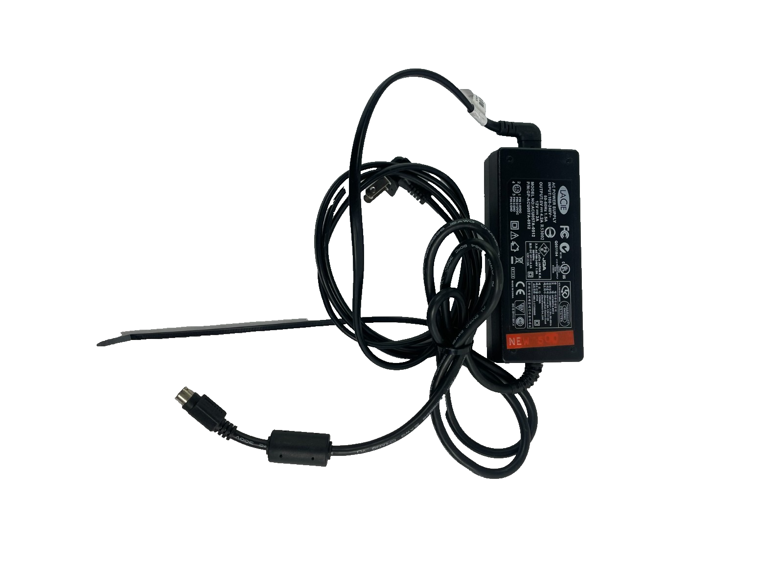 Geniune Lacie Model ACU057A-0512 Output 5V- 12V 4.2-3A Power Supply Adapter #A78