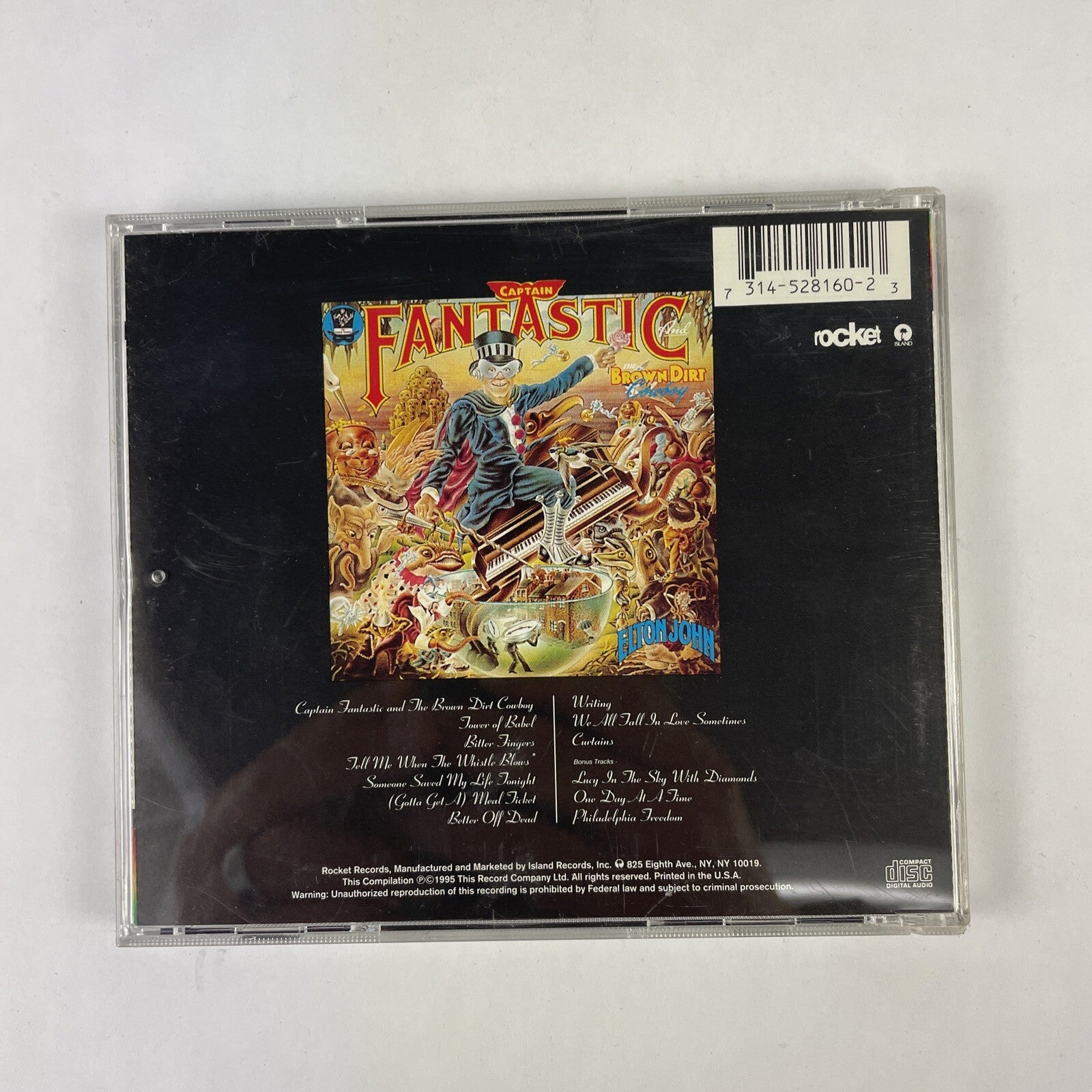 Elton John - Captain Fantastic and The Brown Dirt Cowboy CD (1995) #16