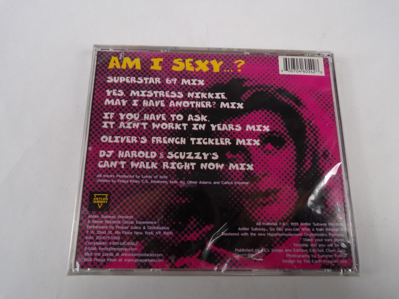 Lords Of Acid Am 1 Sexy ? Superstar 69 Mix Dj Harold & Scuzzy's CD#61