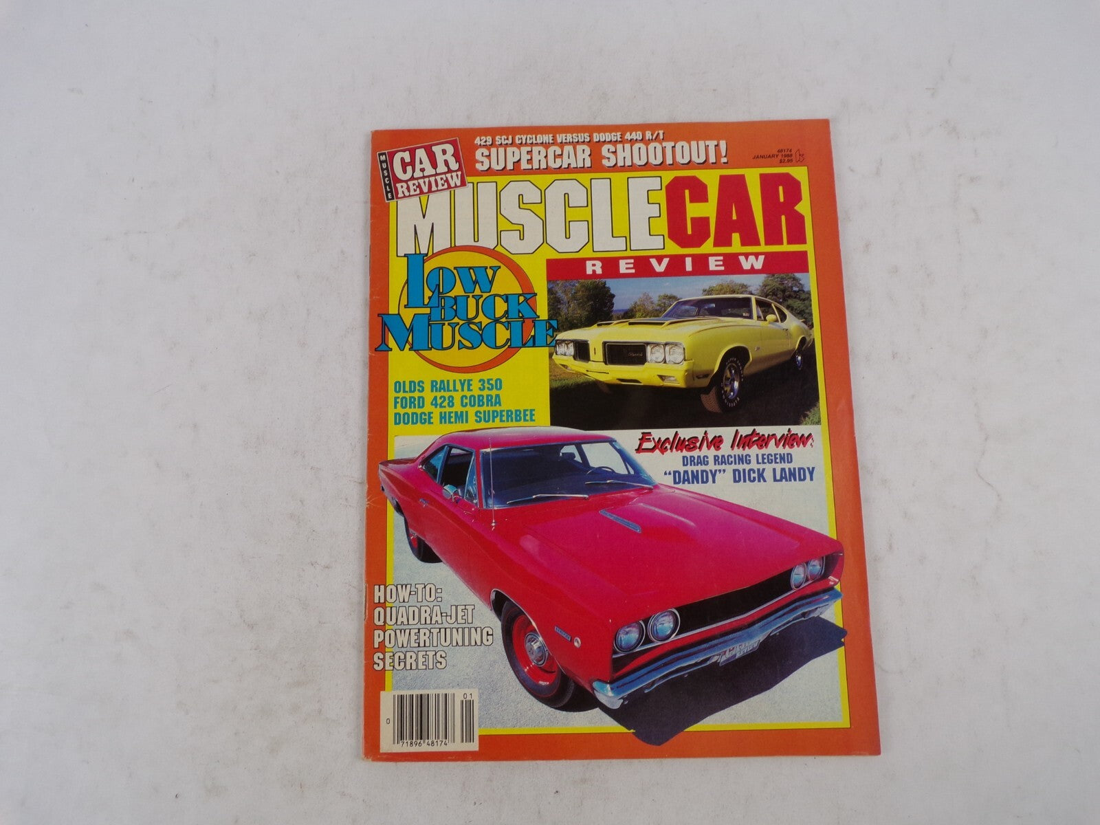 January 1988 Muscle car Supercar Shootout! Low Buck Muscle Olds Rally 350 Ford