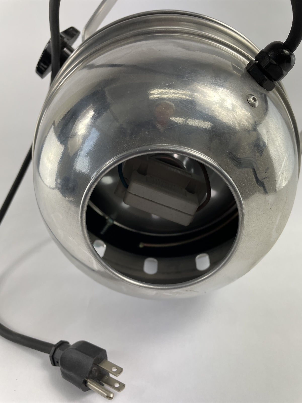 Odyssey LSPAR16 High Polish Aluminum Light Fixture with Mounting Clamp - LOOK