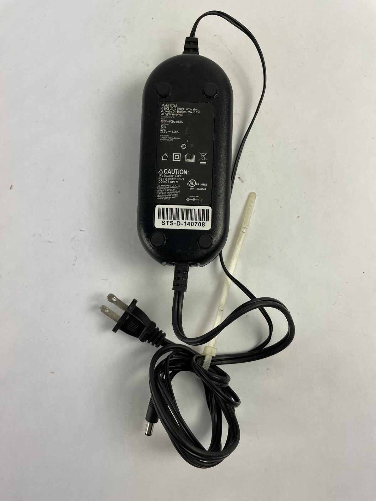 Genuine iRobot 17062 Ac Adapter Output 22.5 V 1.25 A Power Supply Adapter A74
