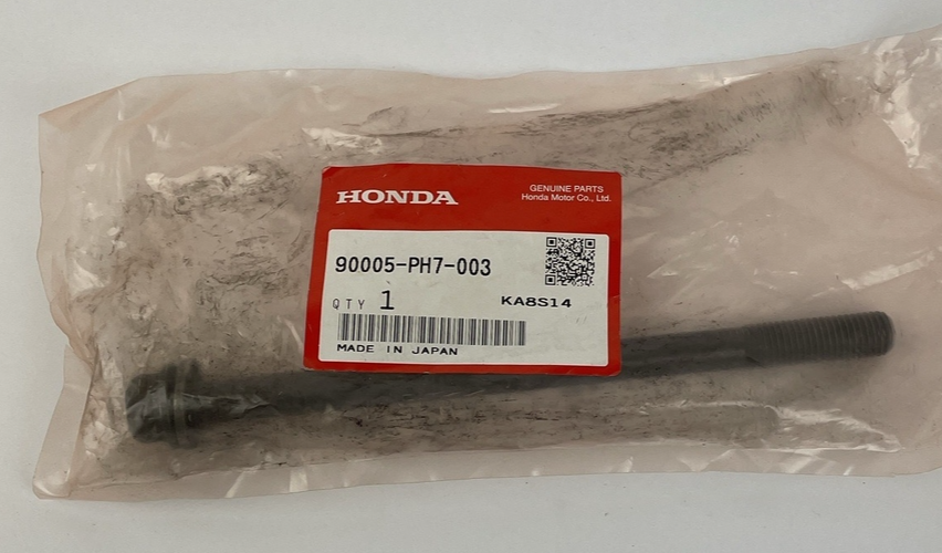 Honda Accord 90005-PH7-003 cylinder head bolt OEM Japan made engine fastener 1995-1997