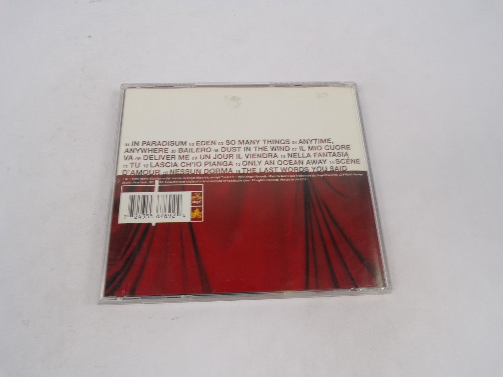 Sarah Brightman In Paradisum Eden So Many Things Anytime, Anywhere Bailero CD#71