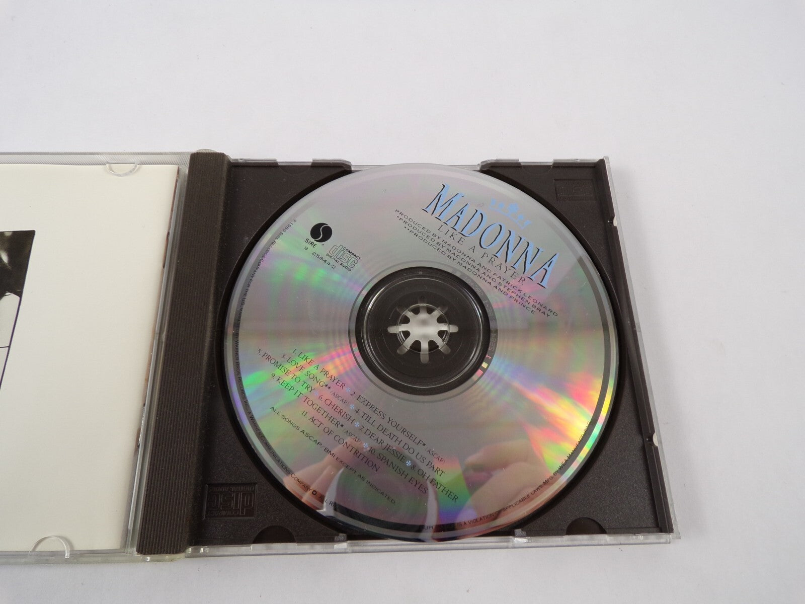 Madonna A Digital Recording Like A Prayer Express Yourself Loves Song Till CD#59