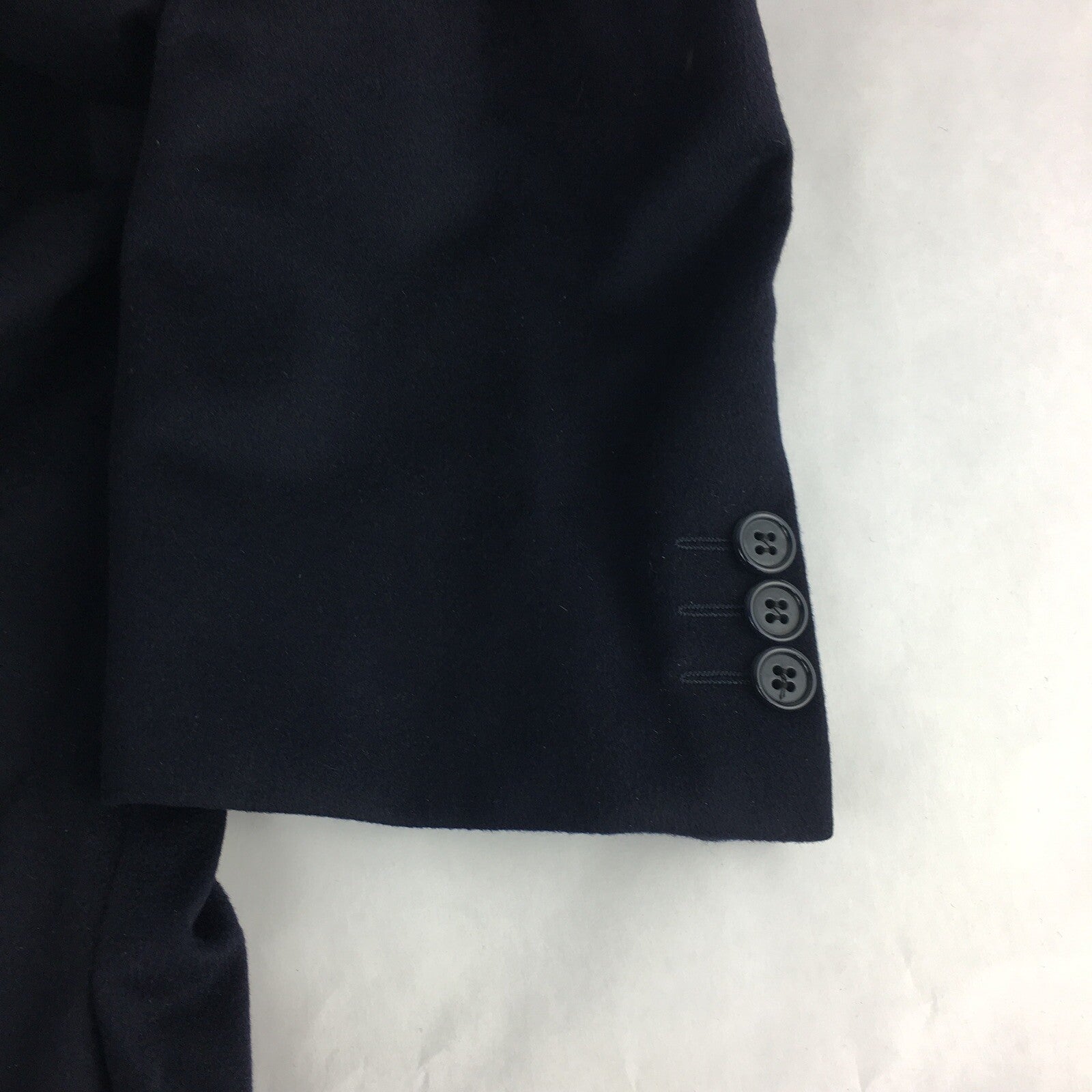 LORO PIANA Navy Blue 100% CASHMERE Blazer Sport Coat Jacket EU 58 Vintage