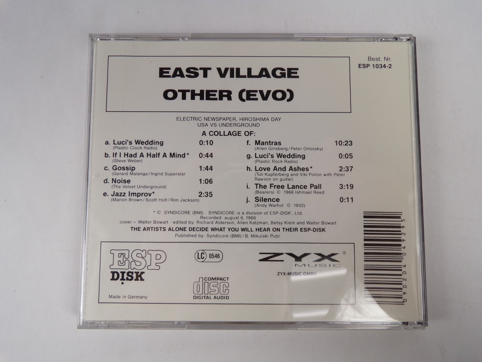 East Village Other CD #19