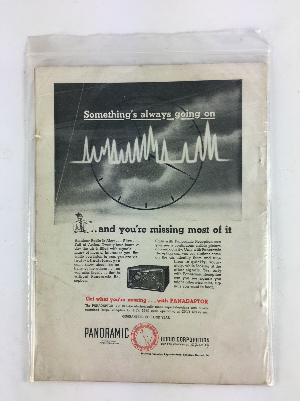 August 1946 Radio Craft Hugo Gernsback Magazine Supersonic Radar for Small Craft