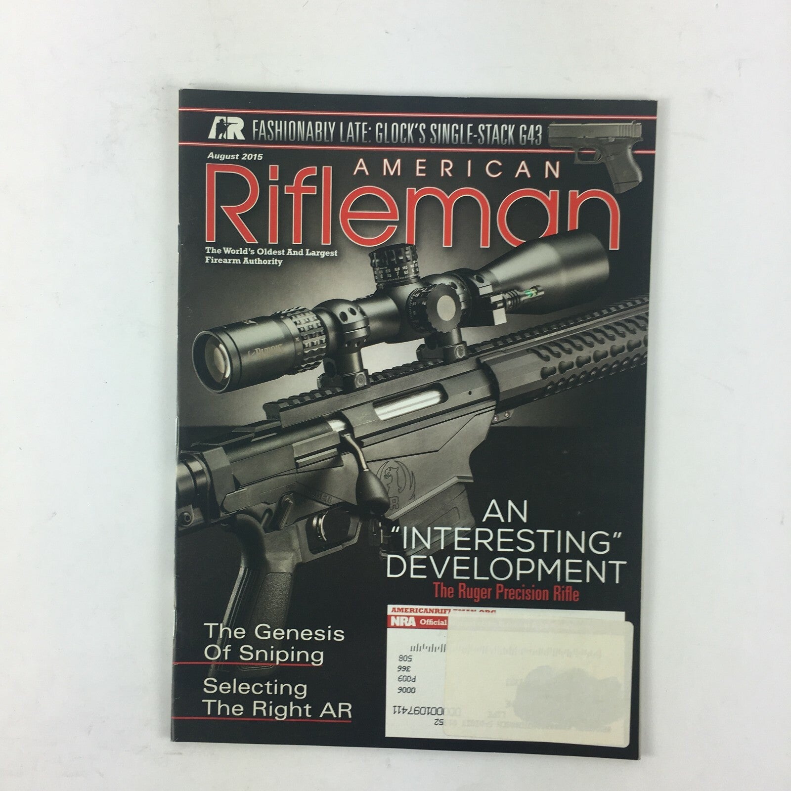 August 2015 American Rifleman Magazine An Intresting Development Stack G43