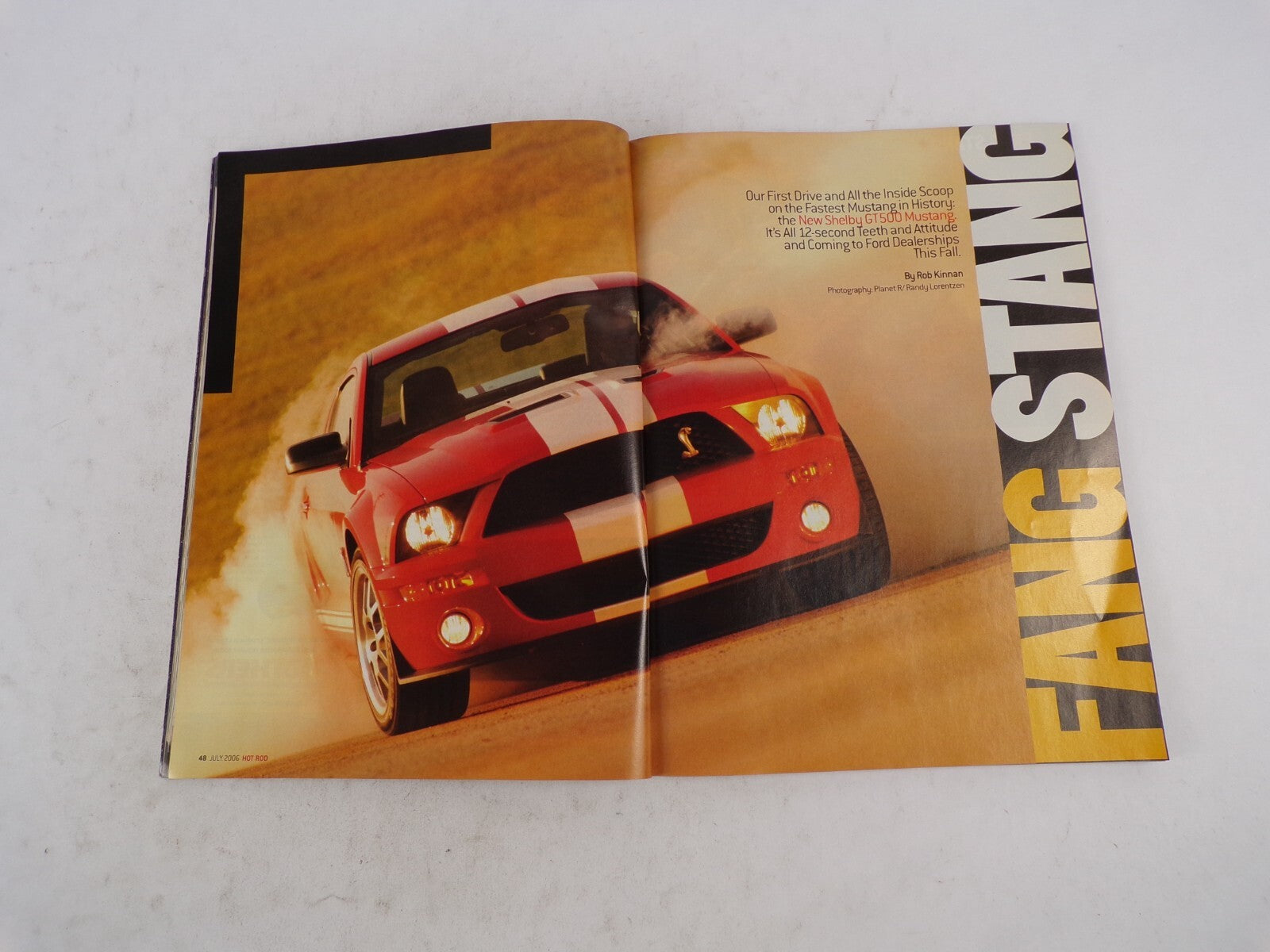 July 2006 Hot Rod '07 Shelby More Exclusives! GT500 Speed Parts & Ford's New Tur