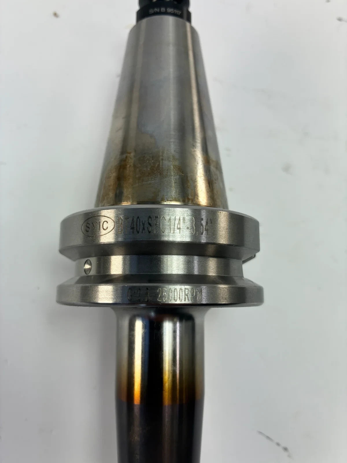 Techniks SYIC 39111 BT40 1/4” Shrink-Fit Tool Holder – 3.54” Projection