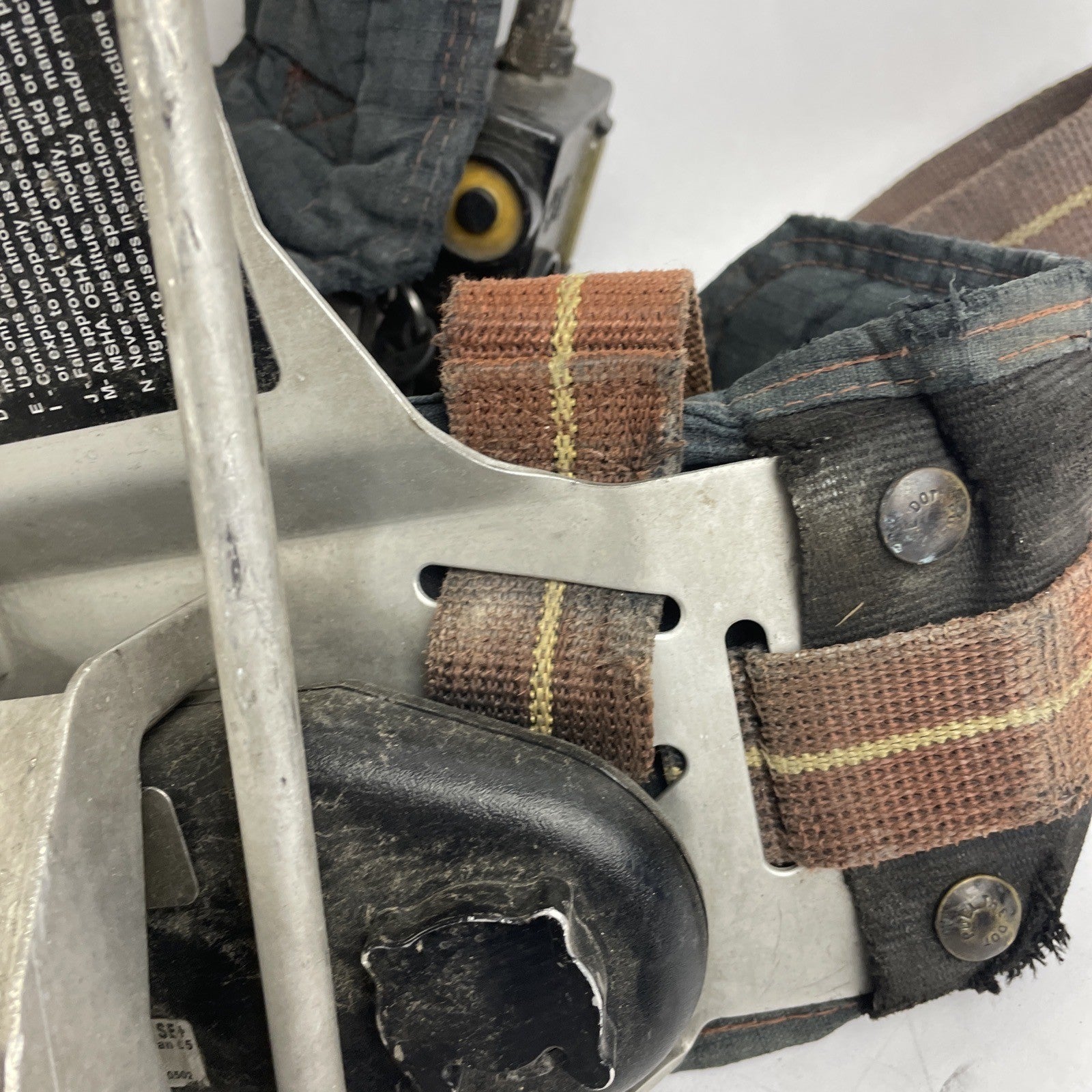 SCOTT SAFETY 4.5 4500 SCBA Air Pack Harness EZ-Flow Air Pak Plus with Sensor O