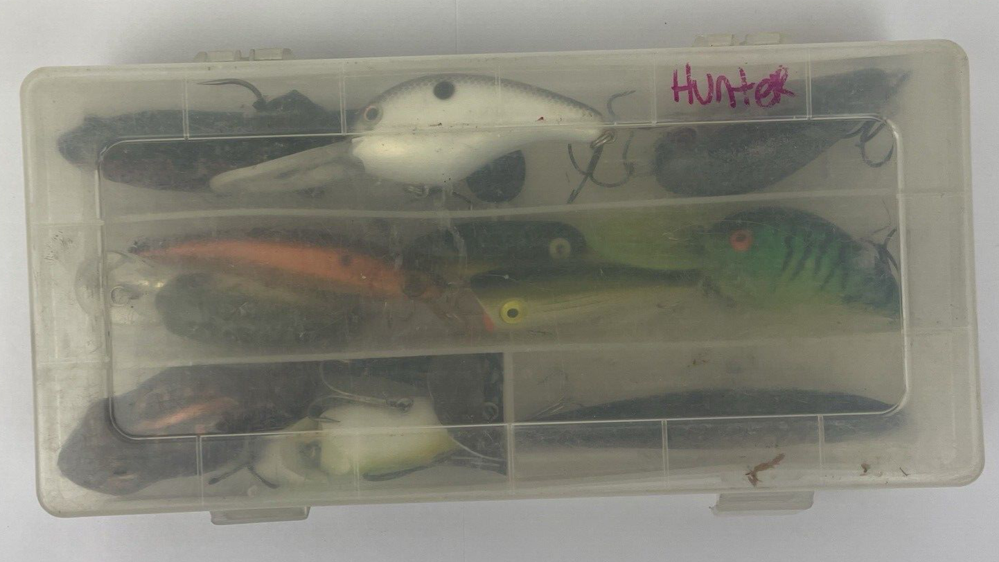 Heddon River Runt Spook Floater Deep Dive Tiny Torpedo Gold Lip lot 11 lures