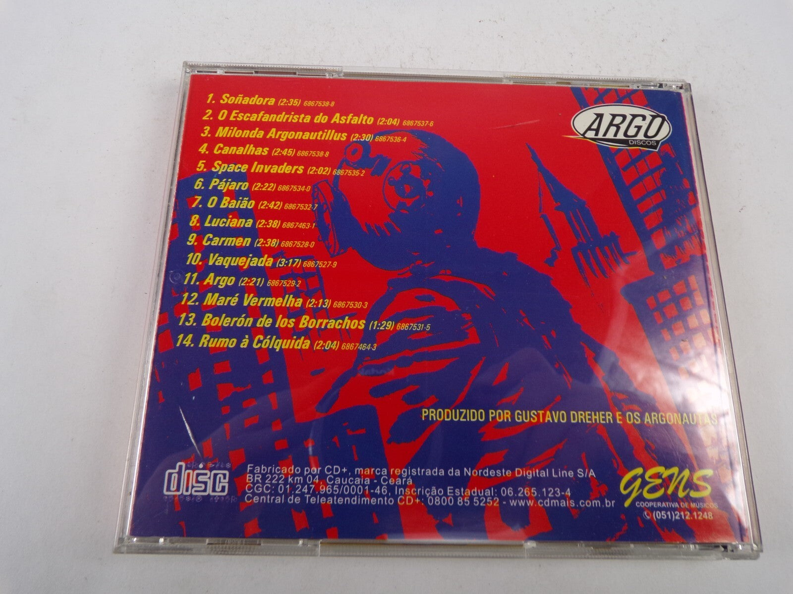 Os Argonautas Sonadora Milonda Argonautillus Spac Invaders Luciana CD#30