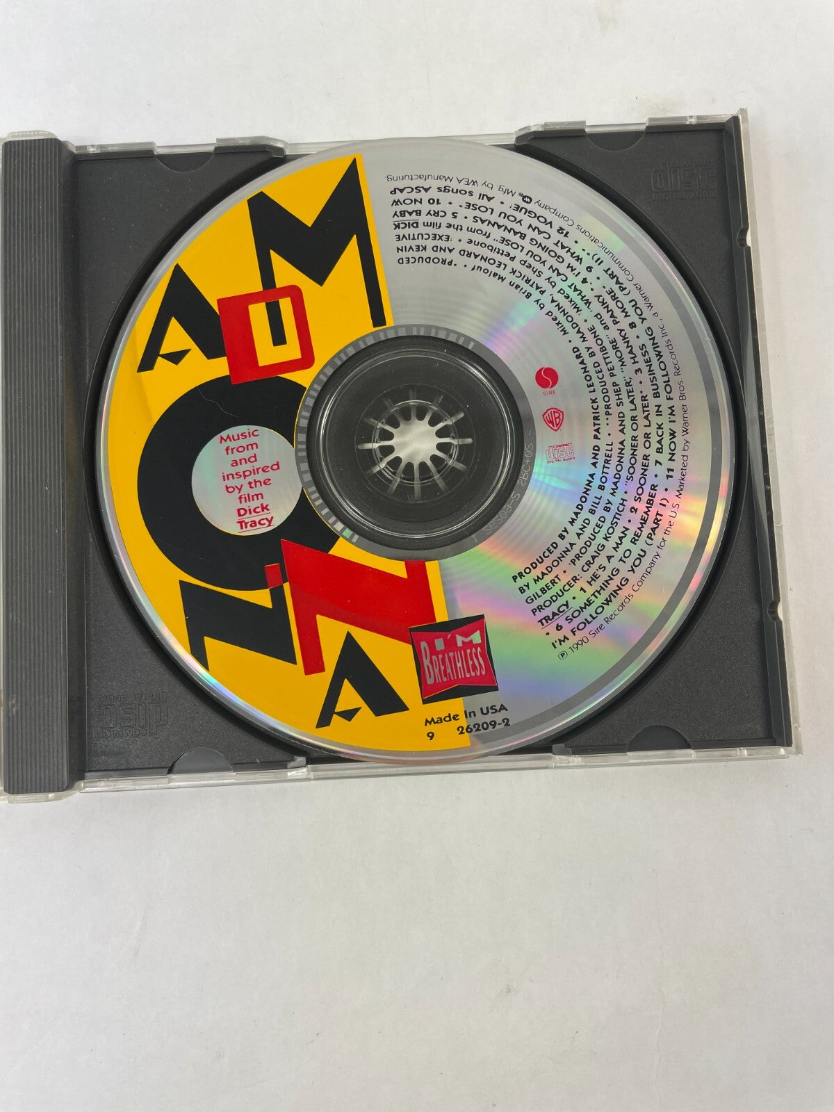 Madonna I'm Breathless He's A Man Sooner Or Later Hanky Panky I'm Going BanCD#73