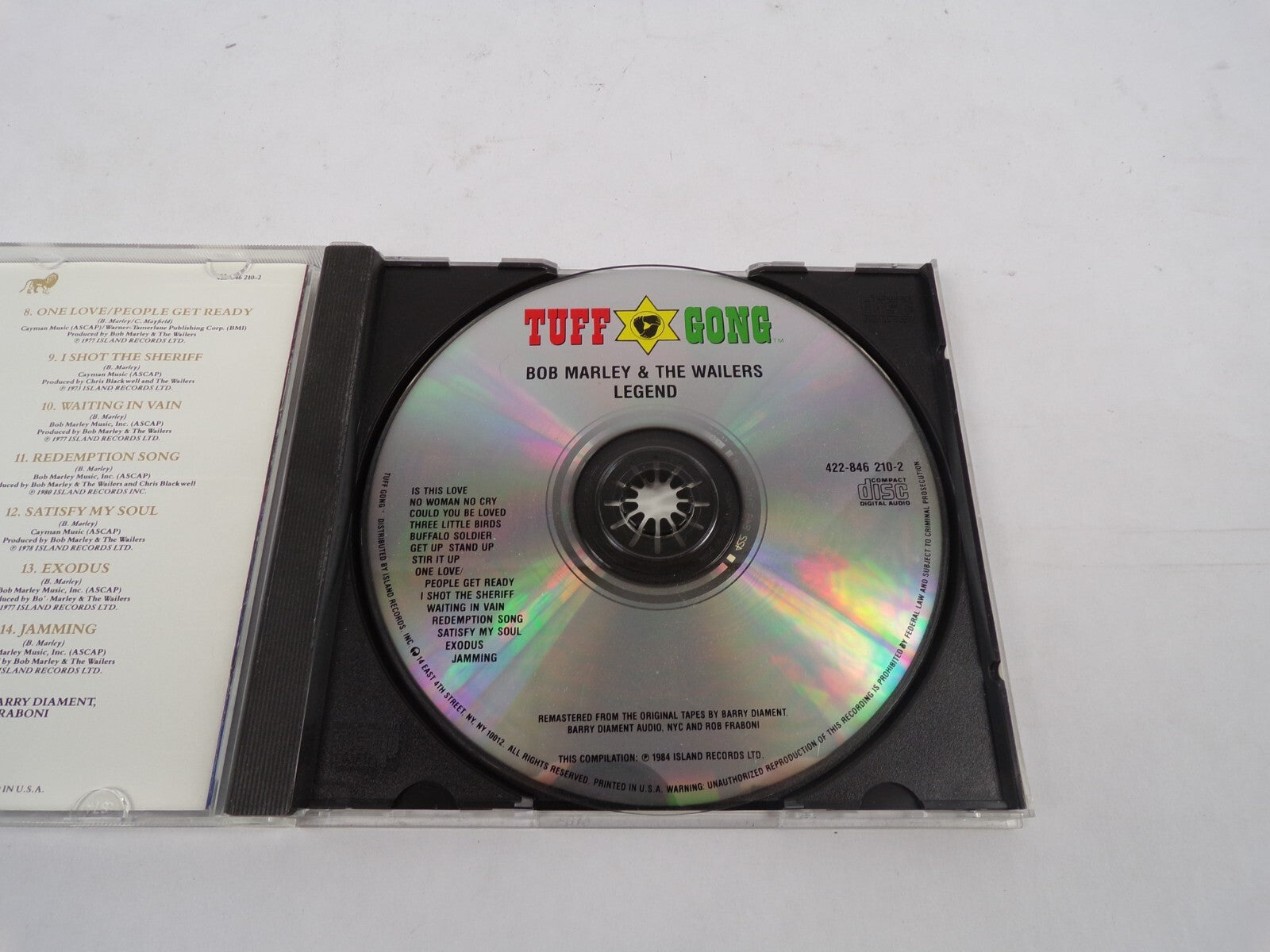 Bob Marley & The Wailers - Legend Is This Love No Woman No Cry Could You CD#26