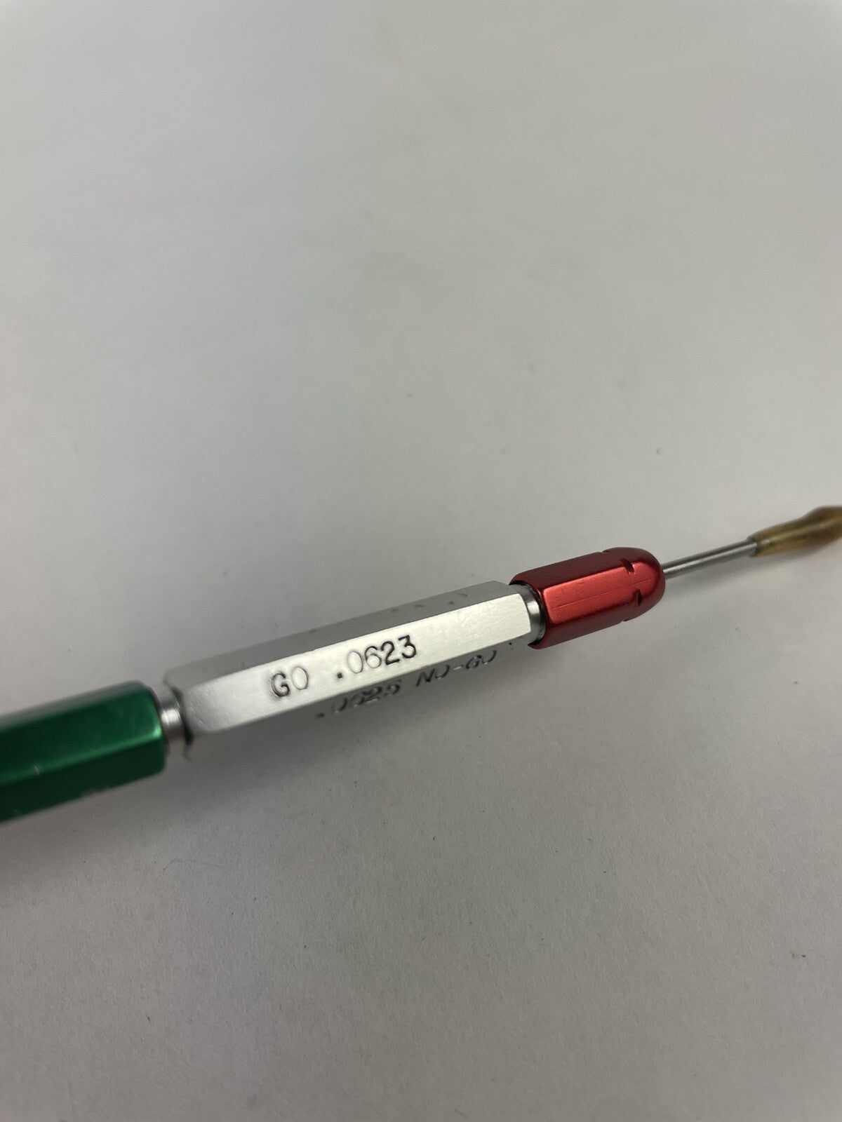 Reversible Plain Go NoGo Pin Plug Gage Gauge with handle X= .0623 & .0625