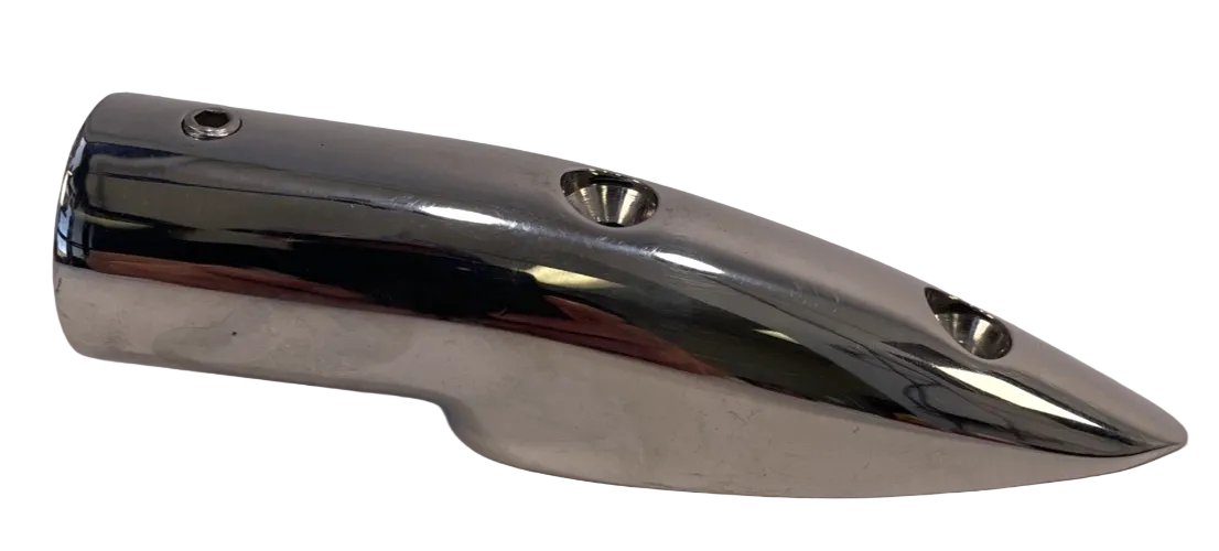 Sea Dog Line Marine SS Stanchion Fitting 5.5 Degree Rail End 7/8" ID