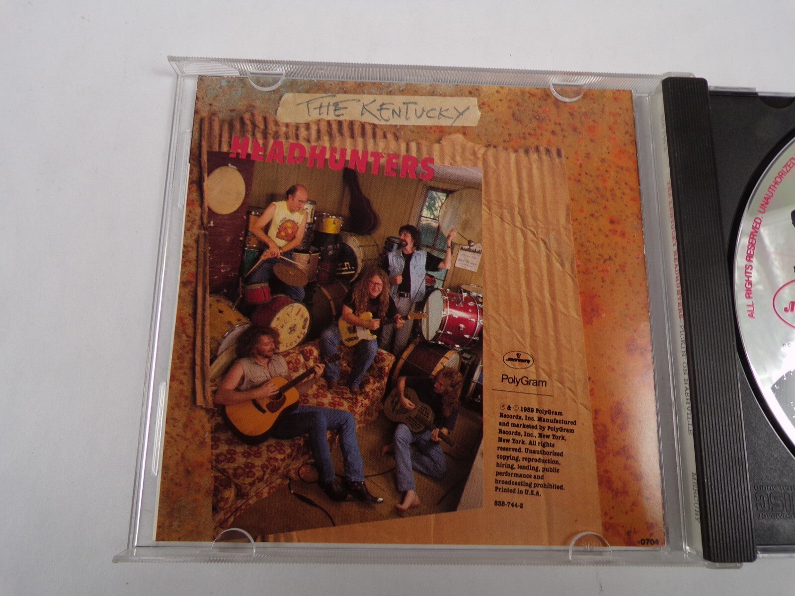 The Kentucky Headhunters Pickin On Nashville Dumas Walker Rag Top Smooth CD#60
