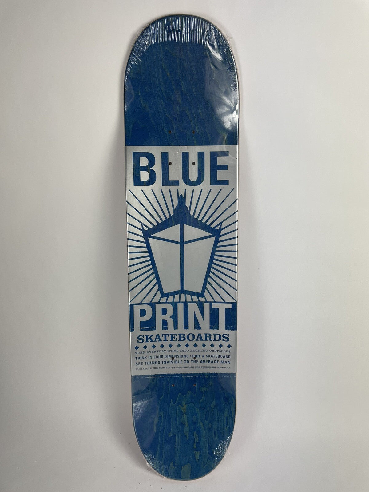 Blueprint Skateboards Courage Color Warm Red 8-inch hard rock Canadian maple skateboard deck.