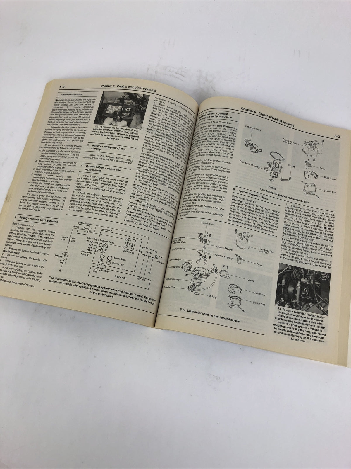 Toyota Tercel Haynes Repair Manual ( 1987 thru 1994 ) # 92085