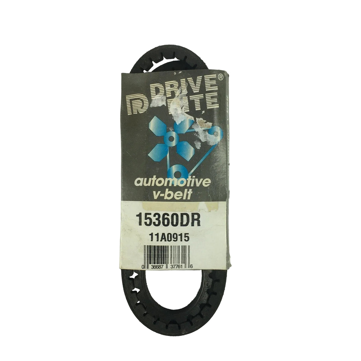 Dayco Drive Rite 15360DR 11A0915 V-ribbed cogged drive belt OEM replacement automotive accessory belt.