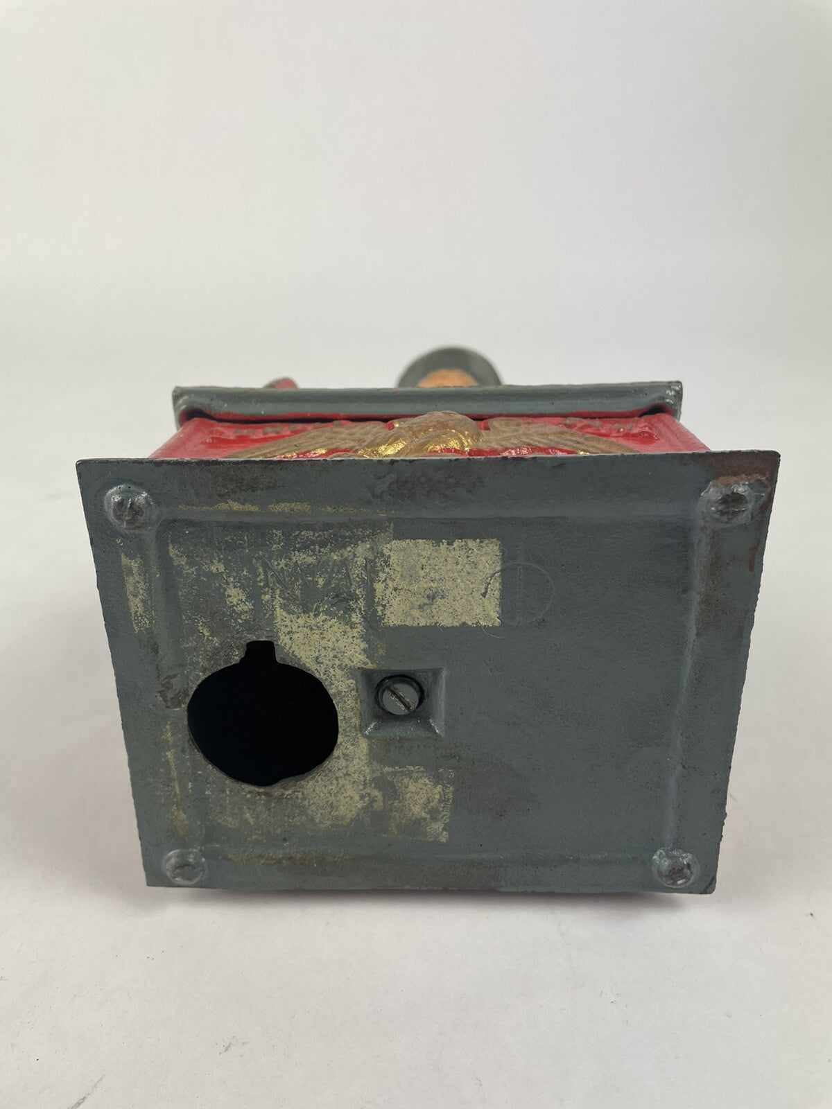 Antique Shepard Hardware UNCLE SAM Patriotic Cast Iron Mechanical Coin Bank