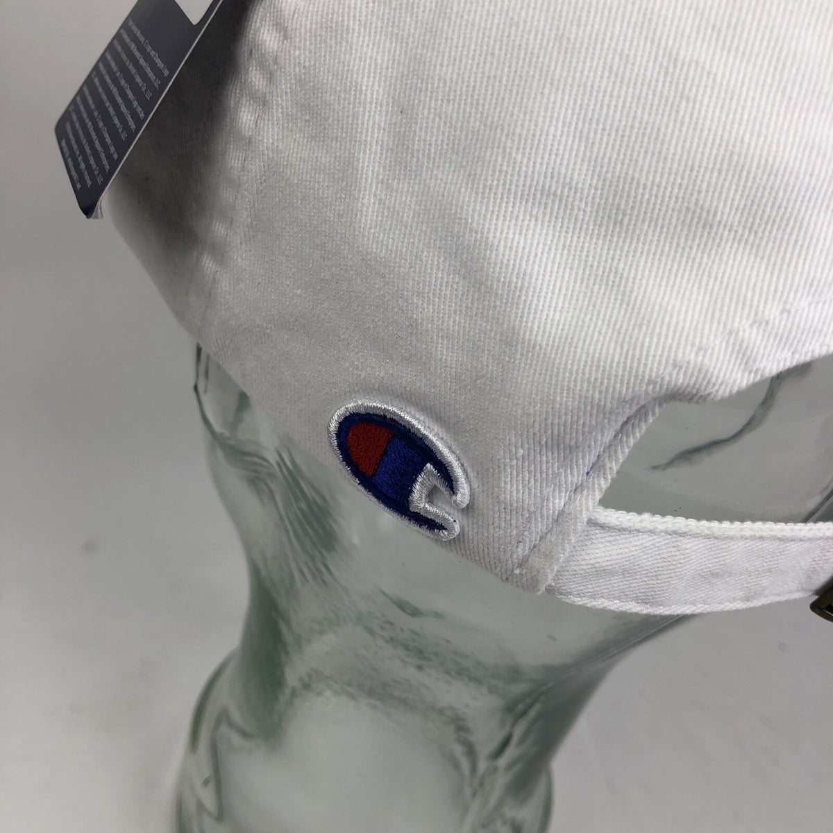 Champion Authentic Athletic-wear OSFA Adjustable White #1 Finger Logo Cotton Hat