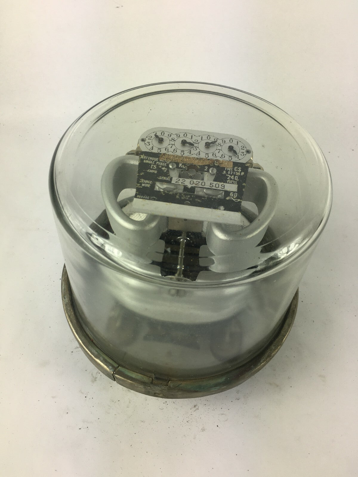 Richardson Electric Kilowatt Hours RMF Single Stator WattHour Meter Type CS 240v