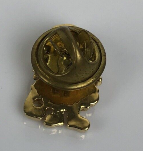 Pig Tail Purse Girl Lapel Pin Tie Tack Heart Dress Daughter Love Extremely RARE