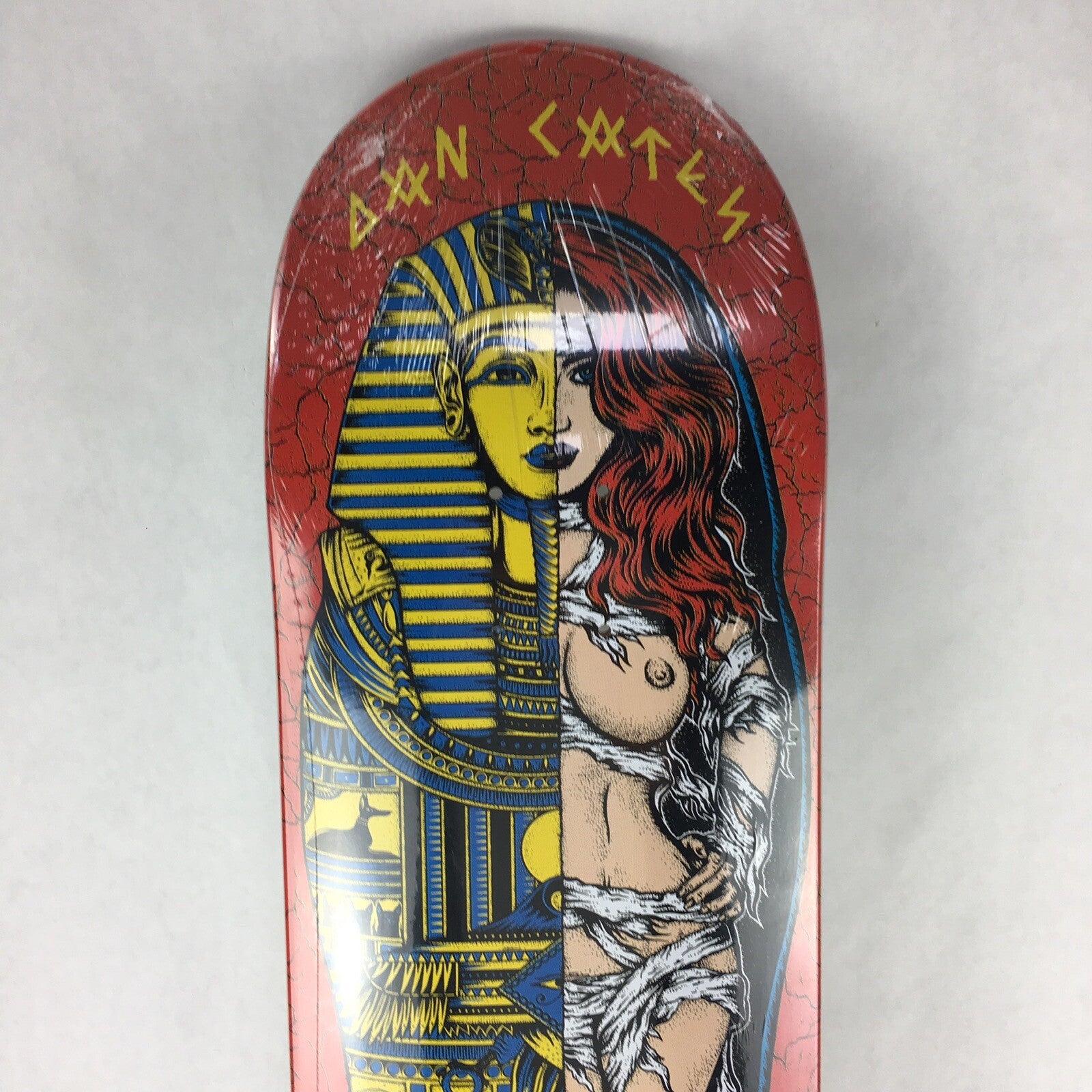 Dan Cates Mummy Pro deck - Death Skateboards 8.5 " with grip & free shipping