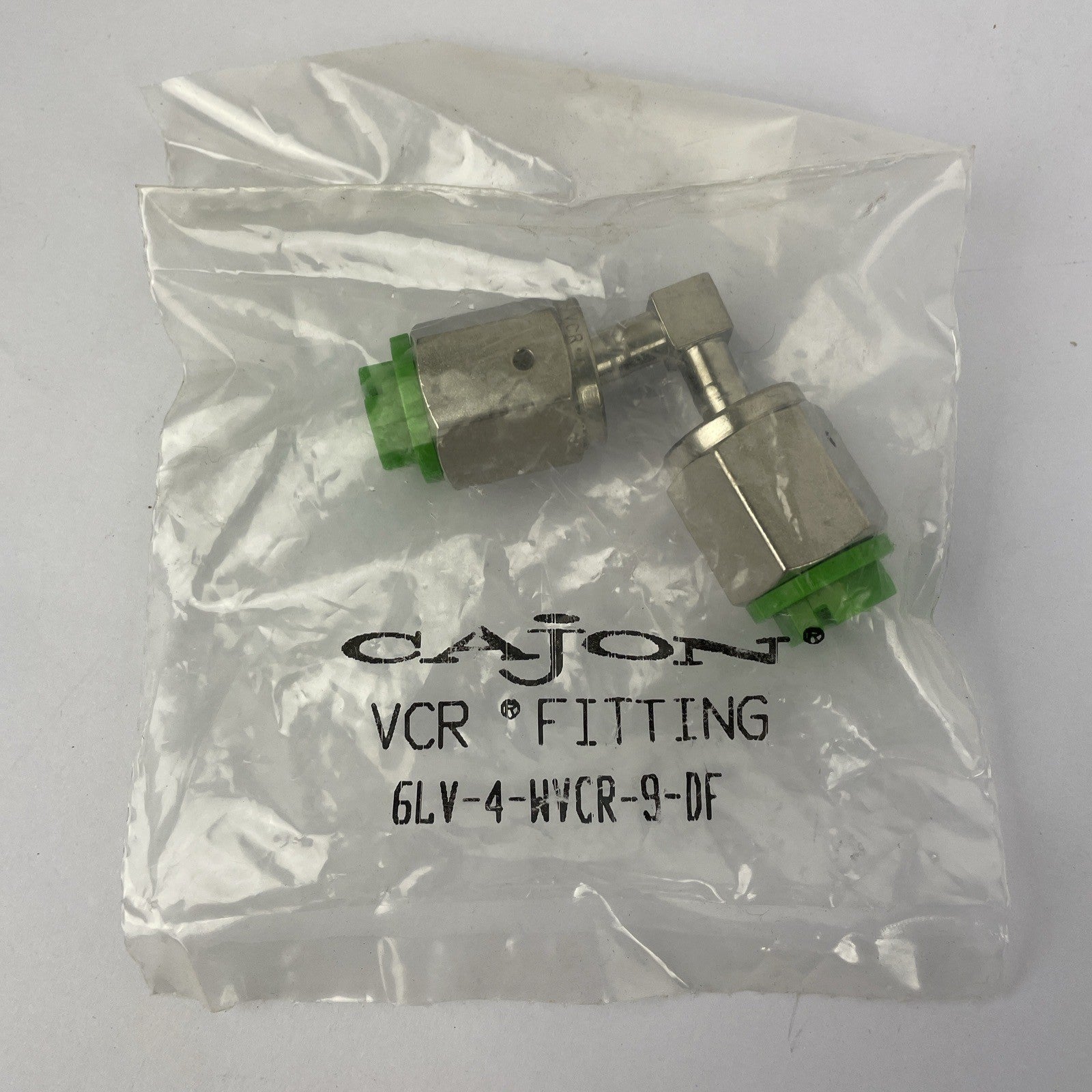 CAJON / Swagelok 6LV-4-WVCR-9-DF 316L VAR Welded VCR Face Seal Fitting FNSP