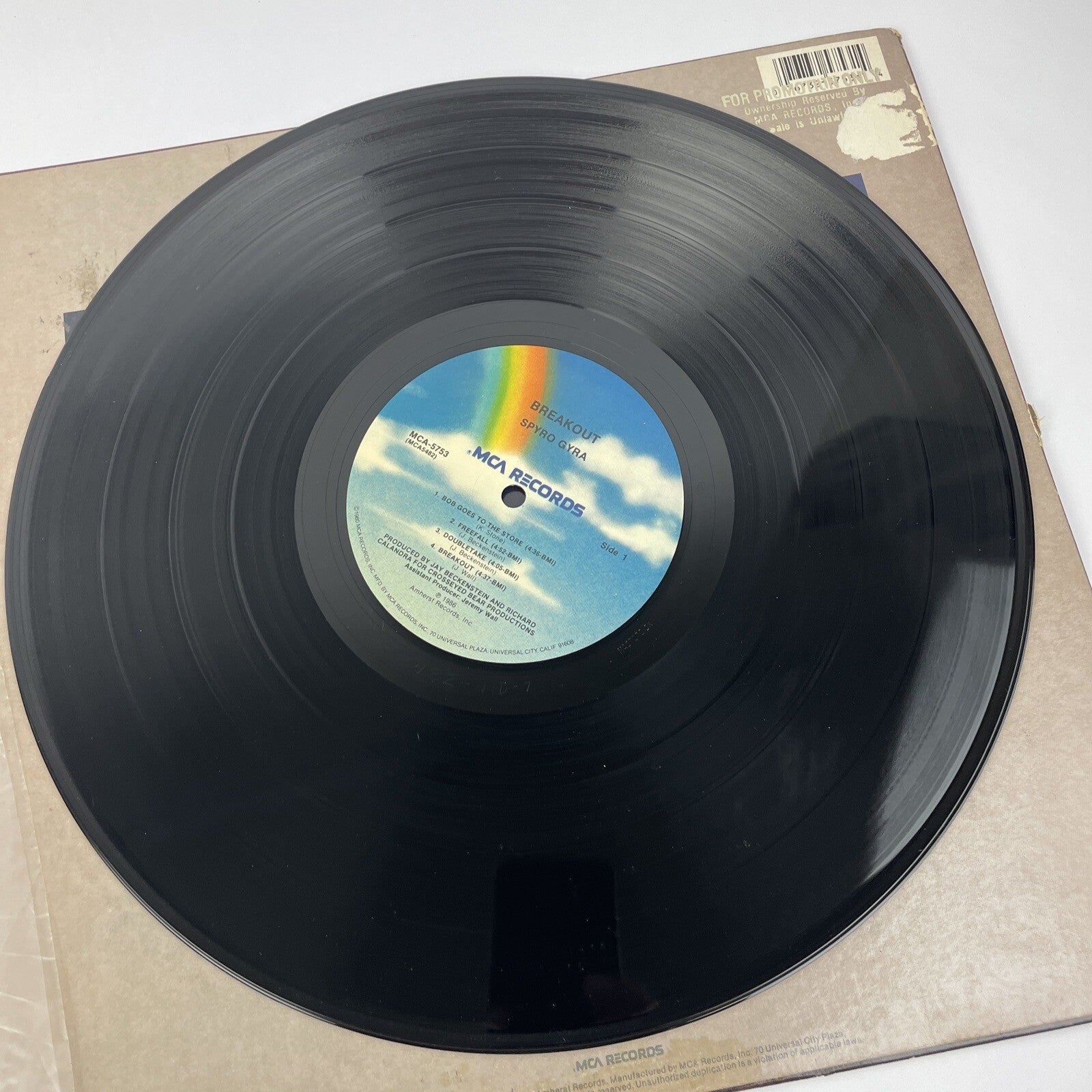 Spyro Gyra " Breakout " Vinyl LP VG+ 1986 MCA MCA-5753 - Promotional copy