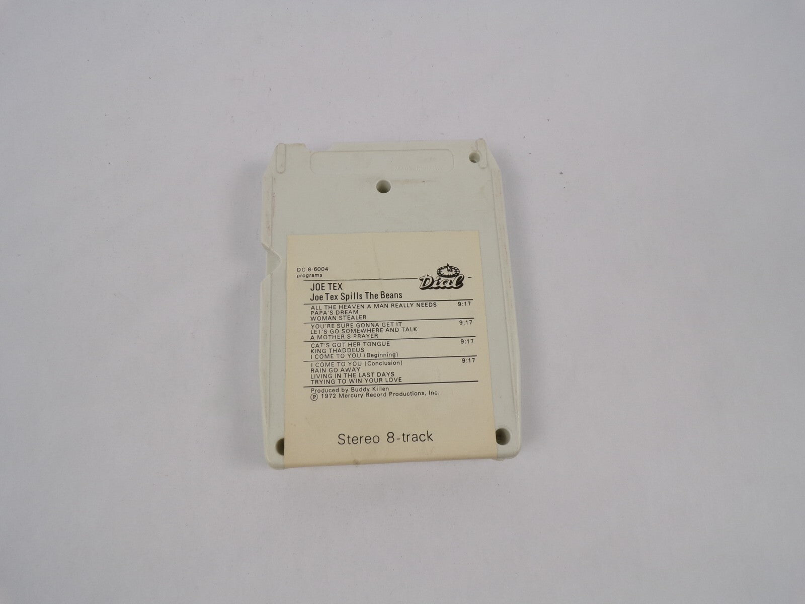 Joe Tex Spills The Beans Woman Stealer Rain Go Away Stereo Tape Cartridge